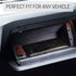 CANOPUS Big Black Car Registration and Insurance Holder, PU Leather Card Holder, Vehicle Glove Box Organizer for Auto, SUV, Truck